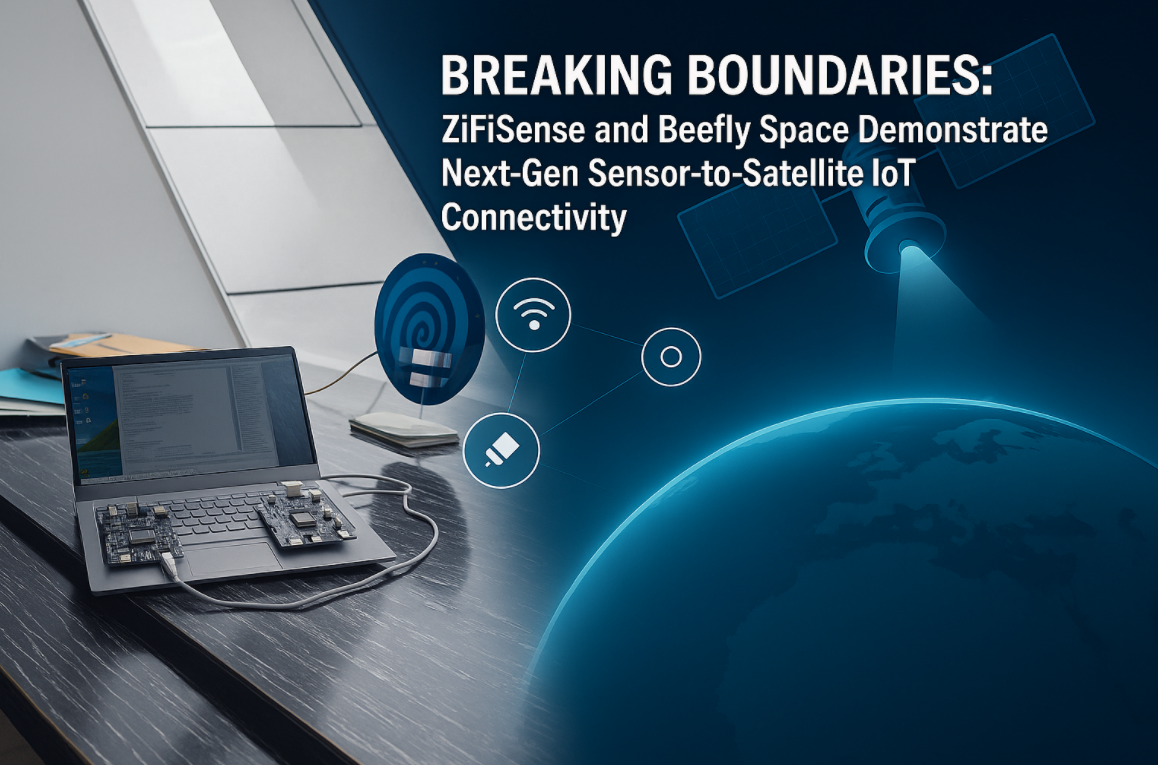Breaking Boundaries: ZiFiSense and Beefly Space Demonstrate Next-Gen Sensor-to-Satellite IoT Connectivity